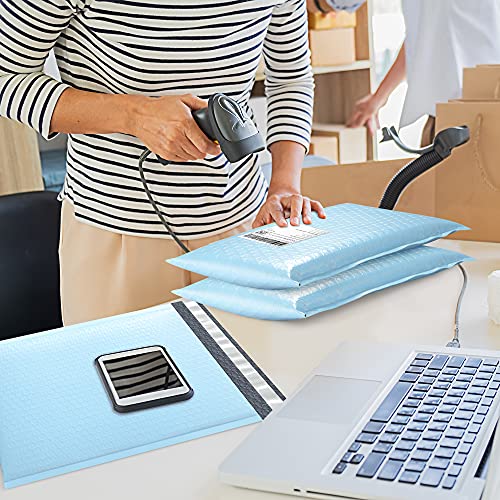 Famagic Light Blue Bubble Mailers 10.5x16 for Clothes, 25pcs Usable 10.5x15 - color: Light Blue, size: 10.5x16 Inches