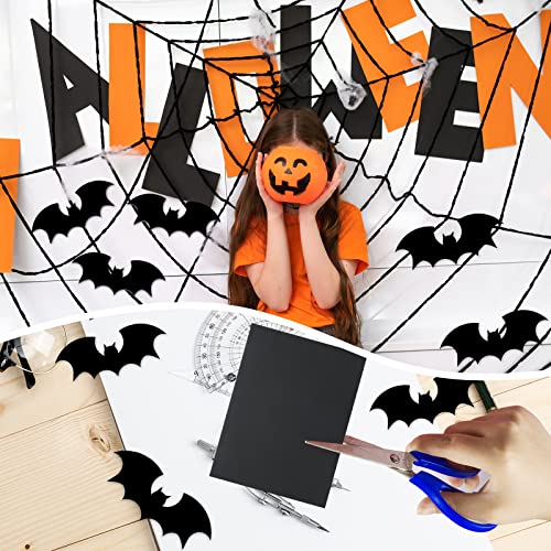 Goefun 24 Sheets 80lb Black Cardstock 8.5 x 11 Black Paper - color: black, size: 8.5x11
