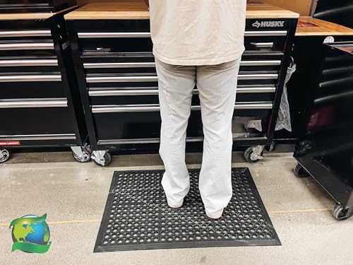 Envelor Anti Fatigue Bar Mat, Non Slip Kitchen Floor Door Mat, 24 x 36 in - size: 36"L x 24"W x 0.5"Th