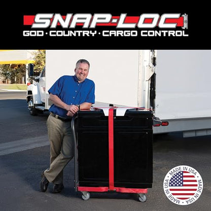 SNAP-LOC, 4 Wheel Dolly, 1,200 lb Professional E Track Dolly, Heavy Duty Furniture Moving Cart, Modular Cargo Platform, Made in USA, Black - style: Professional E-Track Dolly Black