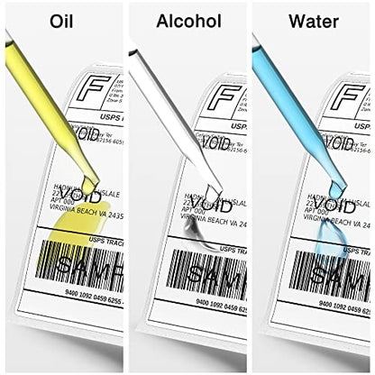 500 Fanfold Direct Thermal Shipping Labels - 4x6, Compatible with Rollo, MUNBYN, iDRPT, Polono, Zebra Thermal Label Printers - color: White
