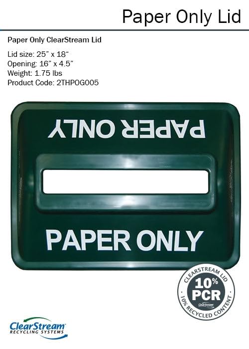 Zero Waste Event Trash and Recycling System | Portable Paper Recycling Bin | Great for Events, Festivals, Schools - 5 Pack - Green - color: Green, style: Paper