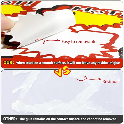 300 Pcs Garage Sale Stickers, 2.3 x 1.5 Inches, HOT Style - style: Hot