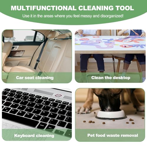 2Pcs Mini Broom and Dustpan Set,Each Set Comes with A Broom and A Dustpan Ldeal for Tight Spaces in Desk Boxes