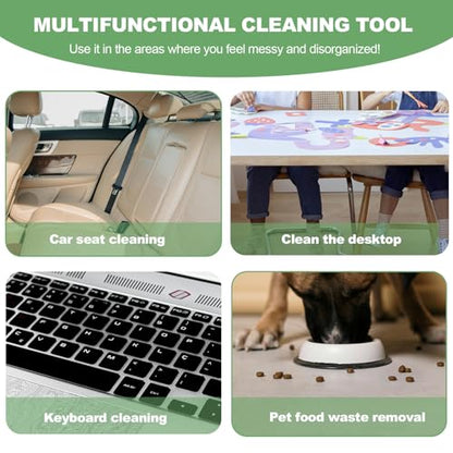 2Pcs Mini Broom and Dustpan Set,Each Set Comes with A Broom and A Dustpan Ldeal for Tight Spaces in Desk Boxes