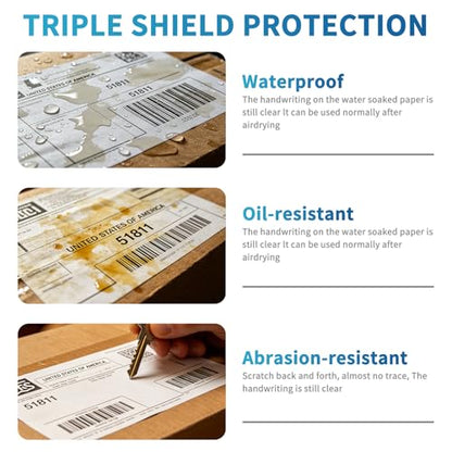 9527 Product Fanfold 4 x 6 Direct Thermal Labels White Perforated Shipping Labels, 1000 Label per Stack,1 Stack - color: White, size: 1 Stacks | 1000 Labels