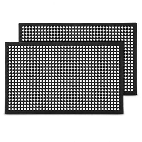 4-Pack 36"x24" inch Entrance Rubber Drainage Floor Mats
