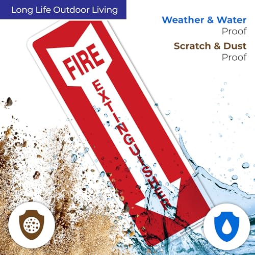Fire Extinguisher Decal Self Adhesive Sticker