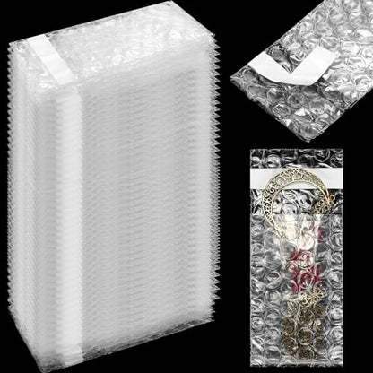 Perkoop Bubble Bags Double Bubble Pouches, 2 x 3.15 Inch, 120 Pcs - size: 2 x 3.15 Inch
