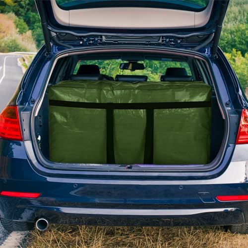 Windyun 4 Pack 69 Gallon Extra Large Moving Bags XXL Heavy Duty Storage Bag - color: Army Green, size: 69 Gallon