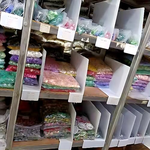 20 Pcs 5030 Closet dividers for Clothes, Baby Clothes Organizers, Size dividers for Clothing Racks Retail, Hanger dividers with Closet Labels for Wardrobe Organization. - size: 50 * 30CM+12 * 6CM 1.6MM