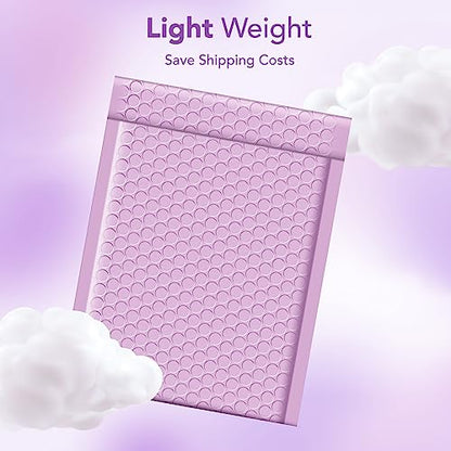 Metronic Bubble Mailers 6x10 Inch 100 Pack Lavender Padded Envelopes - color: Lavender Purple, size: 6x10" 100 pc