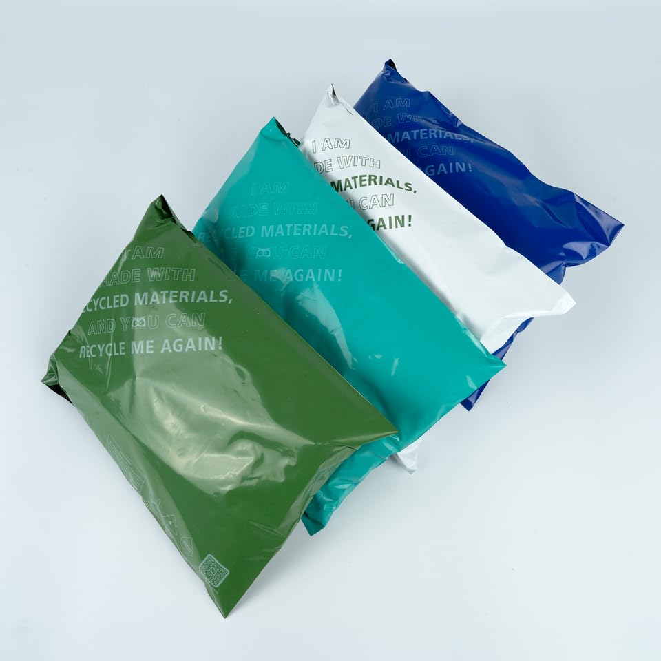 Owlpack Eco Friendly 2 MIL White Recycled Mailers (5" x 7", pack of 100) - color: White, size: 5x7" (100 pcs)