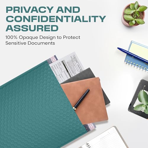 Green Bubble Mailers 4x8, Self Seal Poly Padded Envelopes #000, 500 Pack - color: Green, size: 4"x8" / 500 Pack