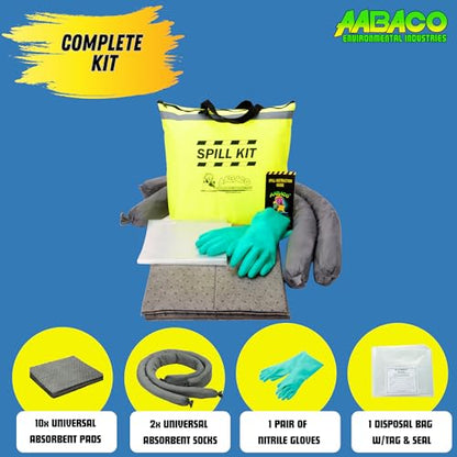 AABACO Universal, 5 Gallon, Spill 1-Kit for Trucks. - size: 1 Count (Pack of 1)