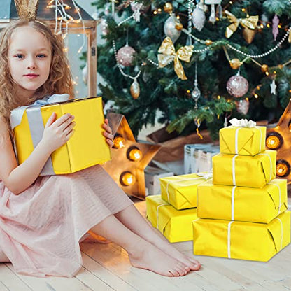 NEBURORA 120 Sheets Yellow Tissue Paper Sunflower Gift Wrap Paper - color: Yellow