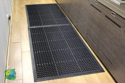 Envelor Anti Fatigue Bar Mat, Non Slip Kitchen Floor Door Mat, 24 x 36 in - size: 36"L x 24"W x 0.5"Th