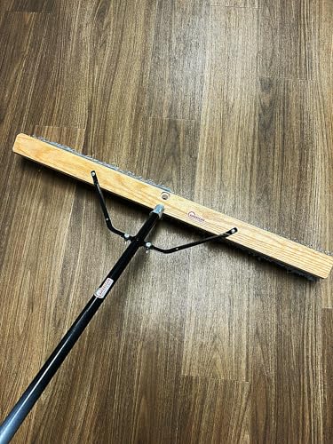 Pbma36004 Heavy Duty 36" Multi-Surface Push Broom with Silver/Black Handle