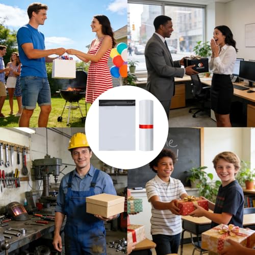 120 Pcs Poly Mailer Envelope 4 Sizes Shipping Bags Self Adhesive Clasp Envelope Self Adhesive Tear Proof Mailing Covers(8 x 12 In, 10 x 14 In, 13 x 18 In, 15 x 20 in)