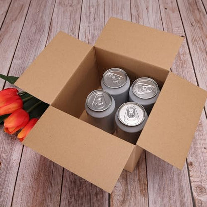 CRUGLA 40 Packs 7x7x6 Shipping Boxes, Brown Mailing Boxes - size: 7x7x6 Inch