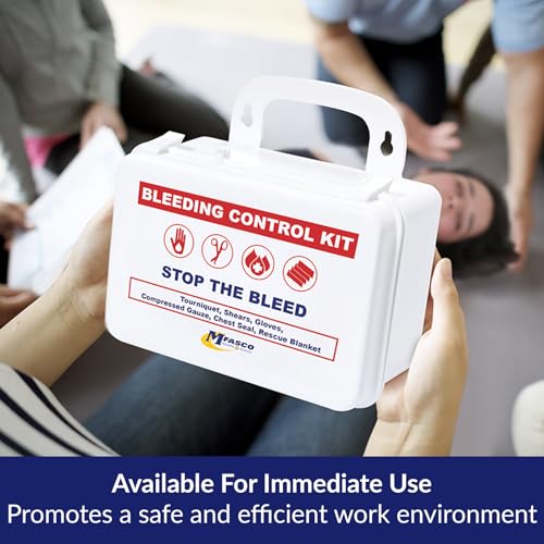 Stop the Bleed Bleeding Control Kit with Tourniquet & Chest Seal 10 Piece