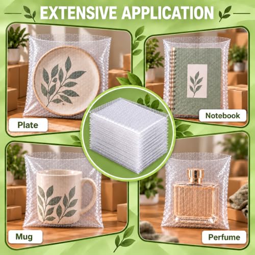 100PCS 6x8"Bubble Pouches,Shockproof Cushioning Protection - size: 100PCS-6x8Inches