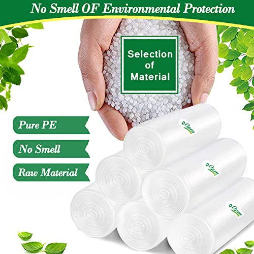Hommaly 1.2 Gallon 240 pcs Small Silver Gray Trash Bags, Strong Garbage Bags, Bathroom Trash Can Bin Liners Unscented, Grey Mini Plastic Bag for Office, Waste Basket Liner, Fit 4.5-5 Liters,1-1.2 Gal - color: Grey, size: 240 Count (Pack of 1)