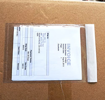 Premium 4.7''x7.5'' Packing List Envelope, Tailored Size for 4x6'' Shipping Labels,Self Adhesive Shipping Label Pouch/Sleeve (300 pack) - size: 4.7''x7.5''｜300 pack