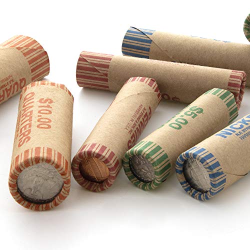 BAZIC Products Nickel Coin Wrappers, $2 Rolls, Bulk 36 Pack, 2-Pack - color: Nickel Rolls, size: 2-Pack