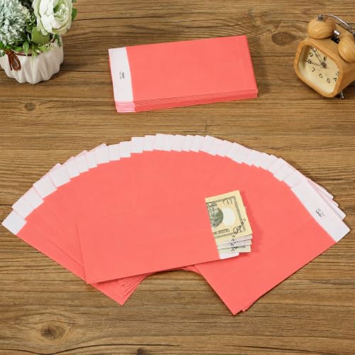 Mr. Pen- Money Envelopes for Cash, 6.5" x 3.5", 100 Pack, Kraft Paper - color: Red Clay, size: 100 Pack