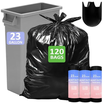 23 Gallon Heavy Duty Trash Bags Compatible with Slim Jim Can - color: 23 Gallon, size: 23 Gallon