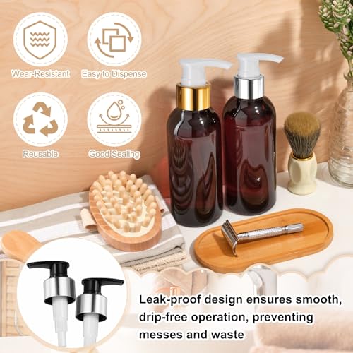 uxcell Soap Dispenser Pump Heads Silver/Black 12 Pcs Pcs - color: Silver/Black, size: 28/410