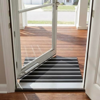 Ecomills Alumat Aluminum Doormat, 17.3" x 27.5", Black - size: 1'5" x 2'4" (Rectangular)