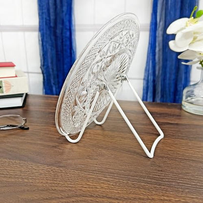 GIBSON HOLDERS 2A Adjustable White Wire Display Easel, 3.625" W x 4" D x 4.5" H, Pack of 2 - size: 2-Pack
