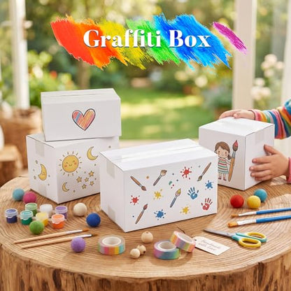 Small Shipping Boxes 10x6x6 Set of 6 - size: 10x6x6 Inches