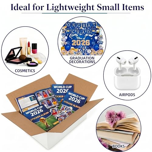 40 Pack Small Shipping Boxes 9x6x3 Inches - size: 9x6x3