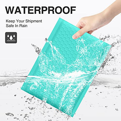 UCGOU Bubble Mailers 9.5x14.5" 40 Pack Usable Size 9.5x13.5" Teal Padded - color: Teal, size: 9.5x14.5" 40PC
