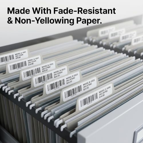 4" X 1" Matte White Printable Address Labels (100 Sheets, 2000 Stickers) - style: 2000 Labels