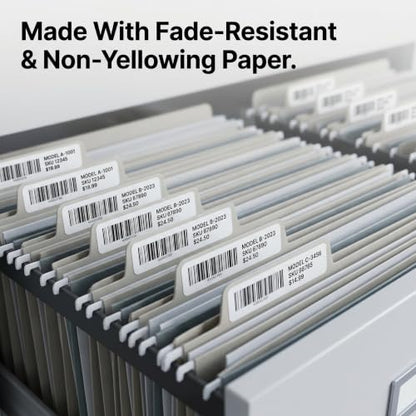 4" X 1" Matte White Printable Address Labels (100 Sheets, 2000 Stickers) - style: 2000 Labels