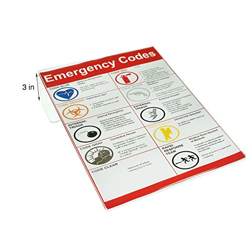 Clear Acrylic Cubicle Sign Holder, Name Plates, & File Holders - color: Sign Holder, size: 2 1/4 Inch Hook