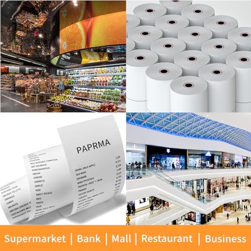 2 1/4'' x 50' Thermal Paper 150 Rolls, 2.25x50ft Receipt Paper - size: 2 1/4" x 50ft, style: 150 Rolls