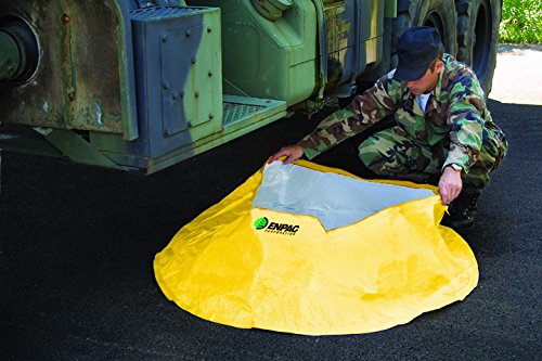 Enpac Prowler Pop-Up Pool, 150 Gallon, Yellow, Durable, Cold-Rated, Foldable, Teardrop Design, Lightweight - size: 150 Gallon