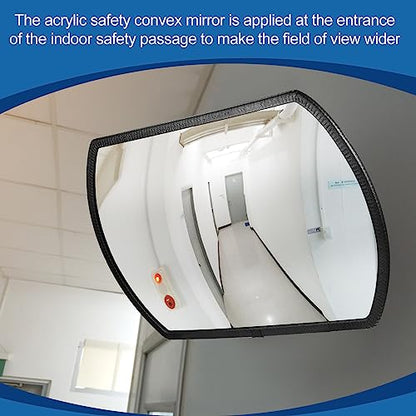 Geetery 2 Pcs 18" x 12" Garage Convex Security Corner Mirror - size: 18" X 12"