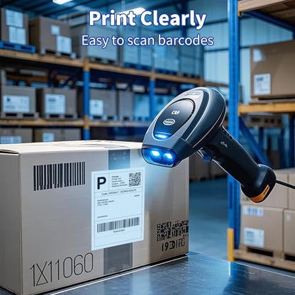 4x6 Direct Thermal Labels, 1000 Fanfold Labels with Perforated Line - color: White-1000 Labels