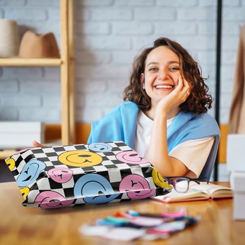 Fuxury Poly Mailers 14.5x19" 50pcs,Cute Shipping Bag for Clothes,Smiley - color: Smile Face, size: 14.5x19" 50pcs