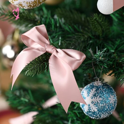 MAYREEL 1.5 inch Dusty Rose Double Faced Satin Ribbon 50 Yards - color: Dusty Rose, size: 1-1/2 Inch