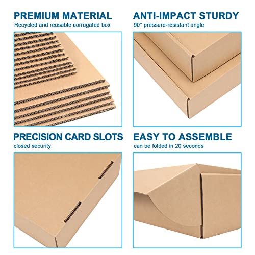 Kraft Brown Shipping Boxes 9x6x4 Inches, 20 Pack - color: Kraft, size: 9x6x4 Inch