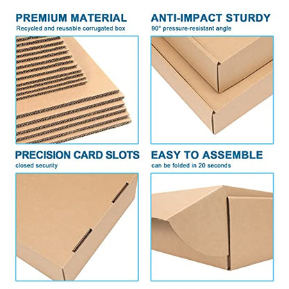 Kraft Brown Shipping Boxes 8x4x4 Inches, 20 Pack - color: Kraft, size: 8x4x4 Inch