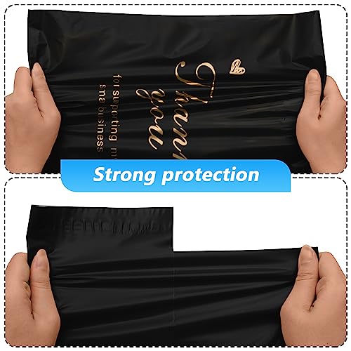 Thank You Poly Mailer 10x13 Inch 25 Pcs, Black - color: Black, size: 10x13 Inch 25 pcs
