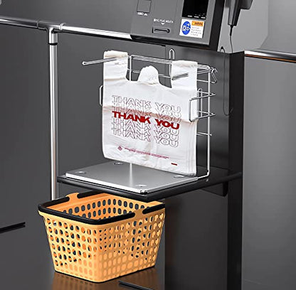 TashiBox 400Ct Plastic Bags with Handles, Thank You Bags - style: 400pcs